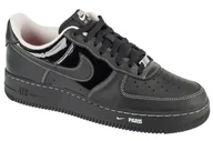 Moda i Uroda OUTLET - Nike Air Force 1 '07 Low City Pack Paris Patent HV6226-001, Męskie, buty sneakers, Czarne - miniaturka - grafika 1