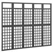 Parawany - VidaXL Lumarko Parawan pokojowy 5-panelowy/trejaż, drewno jodłowe, 201,5x180cm 316484 VidaXL - miniaturka - grafika 1