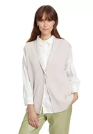 Swetry damskie - BETTY & CO GREY Damski 5564/3184 kardigan długi bez rękawów, Shiny Powder, 46, Błyszczący puder - miniaturka - grafika 1