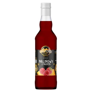 Syrop malinowy z miodem 500ml - Syropy i koncentraty owocowe - miniaturka - grafika 1