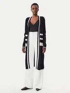 Swetry damskie - LOLA CASADEMUNT Kardigan LS2511016 Czarny Regular Fit - miniaturka - grafika 1