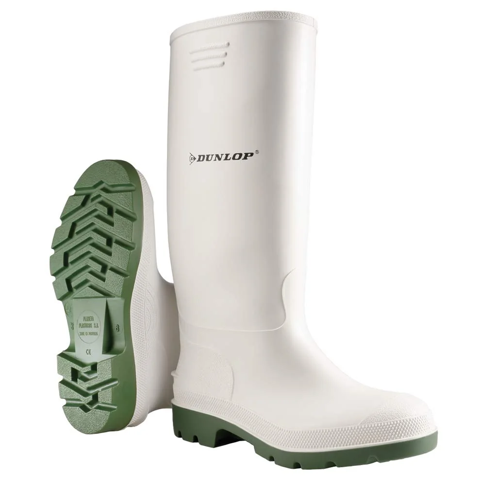 Dunlop Buty męskie, białe/zielone, 43 EU, biały, 43 EU