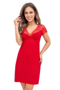 Koszula nocna Ivana czerwona - Bielizna nocna Koszula nocna Ivana czerwona - Bielizna nocna - miniaturka - grafika 1