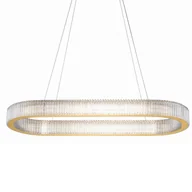 Lampy sufitowe - Wisząca lampa glamour YOTAU LE44730 LED 70W 3000K ściemnialna złota - miniaturka - grafika 1