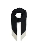 Apaszki i szaliki damskie - Calvin Klein Szal Bold Logo LV04F8052G Czarny - miniaturka - grafika 1