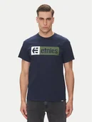 Koszulki męskie - Etnies T-Shirt New Box 4130002282 Granatowy Regular Fit - miniaturka - grafika 1