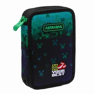 Piórniki - Piórnik podwójny bez wyp Astrabag Do Your Best Ac2 - miniaturka - grafika 1