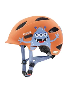 Kask dla dzieci Uvex Oyo Style - monster papaya matt - Kaski rowerowe - miniaturka - grafika 1