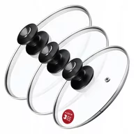 Pokrywki - Zestaw pokryw żaroodpornych Barletta 20,24,28 cm - miniaturka - grafika 1