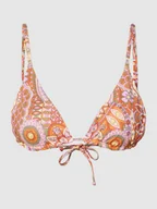 Stroje kąpielowe - Top bikini ze wzorem na całej powierzchni model ‘GOOD TIMES TRI’ - miniaturka - grafika 1