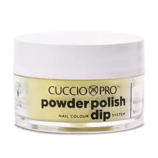 Cuccio 5524 DIP SYSTEM PUDER Neon Yellow 14 g U5524-15 - Manicure tytanowy - miniaturka - grafika 1