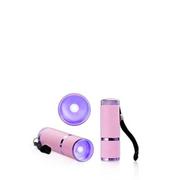 Lampy UV do paznokci - Neonail Latarka LED Różowa z bateriami 3574 - miniaturka - grafika 1
