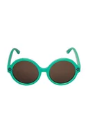 Okulary przeciwsłoneczne - Mini Rodini okulary przeciwsłoneczne dziecięce kolor zielony - miniaturka - grafika 1