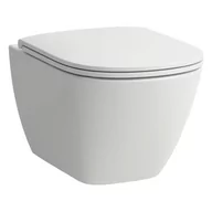 Miski WC - Laufen Lua Toaleta WC podwieszana 52x36 cm Rimless bez kołnierza biała H8200800000001 - miniaturka - grafika 1