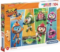 Puzzle - Clementoni Puzzle 104 elementów Super Kolor Ptasia Akademia - miniaturka - grafika 1