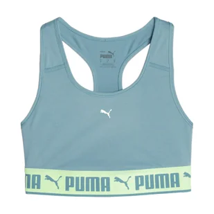 Stanik fitness cardio PUMA Mid Impact Puma Strong - Bielizna sportowa damska - miniaturka - grafika 1