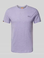 Koszulki męskie - T-shirt z wyhaftowanym logo - miniaturka - grafika 1