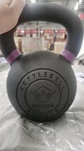 Kettlebell żeliwny hardstyle Incore Sports 28 kg - Kettlebell - miniaturka - grafika 1
