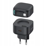 Ładowarki do telefonów - P4Y Ładowarka sieciowa USB-C US-CC202 35W czarna - miniaturka - grafika 1