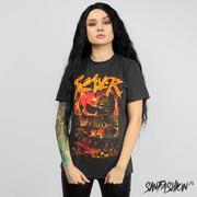 Koszulki i topy damskie - Koszulka Amplified Slayer War Skull - miniaturka - grafika 1