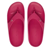 Klapki i japonki damskie - Japonki Tommy Hilfiger FW0FW09200 Różowy - miniaturka - grafika 1