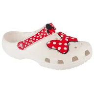 Klapki i japonki męskie - Klapki Crocs Disney Minnie Mouse Jr 208711-119 białe - miniaturka - grafika 1