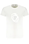 Koszulki męskie - T-SHIRT MĘSKI Z KRÓTKIM RĘKAWEM TRUSSARDI BIAŁY - miniaturka - grafika 1