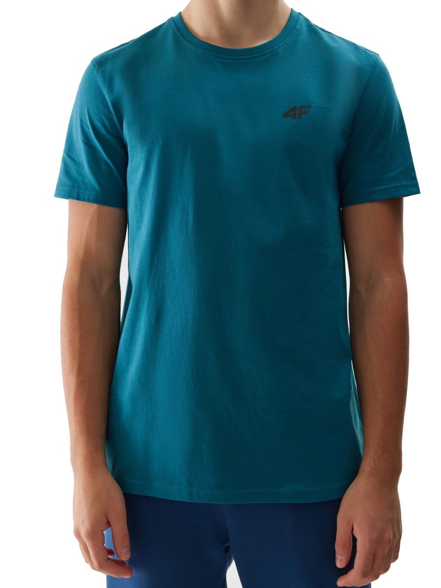 KOSZULKA 4F męska 4FWSS24TTSHM1154-46S sportowa zielona S