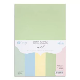 Karton kolorowy gładki pastelowy, A4, 20 sztuk - Szkolne artykuły papiernicze - miniaturka - grafika 1