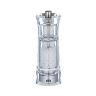 Cilio Młynek do soli 14 cm, przeźroczysty CI-600179 - Młynki do soli i pieprzu - miniaturka - grafika 1