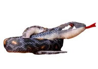 Maskotki i pluszaki - Maskotka Pluszowa Wąż Szary 210 cm - miniaturka - grafika 1