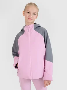 4F Kurtka trekkingowa membrana 5000 dziewczęca - różowa 122 (6-7 lat) - Kurtki i płaszcze dla dziewczynek 4F Kurtka trekkingowa membrana 5000 dziewczęca - różowa 122 (6-7 lat) - Kurtki i płaszcze dla dziewczynek - miniaturka - grafika 1
