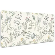 Podkładki na biurko - Podkładka na biurko z nadrukiem Zielone liście 100x50 cm - miniaturka - grafika 1