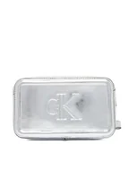 Torebki damskie - Calvin Klein Torebka Bold Ck Metallic Camera Bag LV04F3331G Srebrny - miniaturka - grafika 1