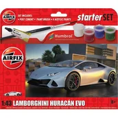 Kolekcjonerskie modele pojazdów - Samochód AIRFIX Starter Set Lamborghini Huracan 55007 - miniaturka - grafika 1
