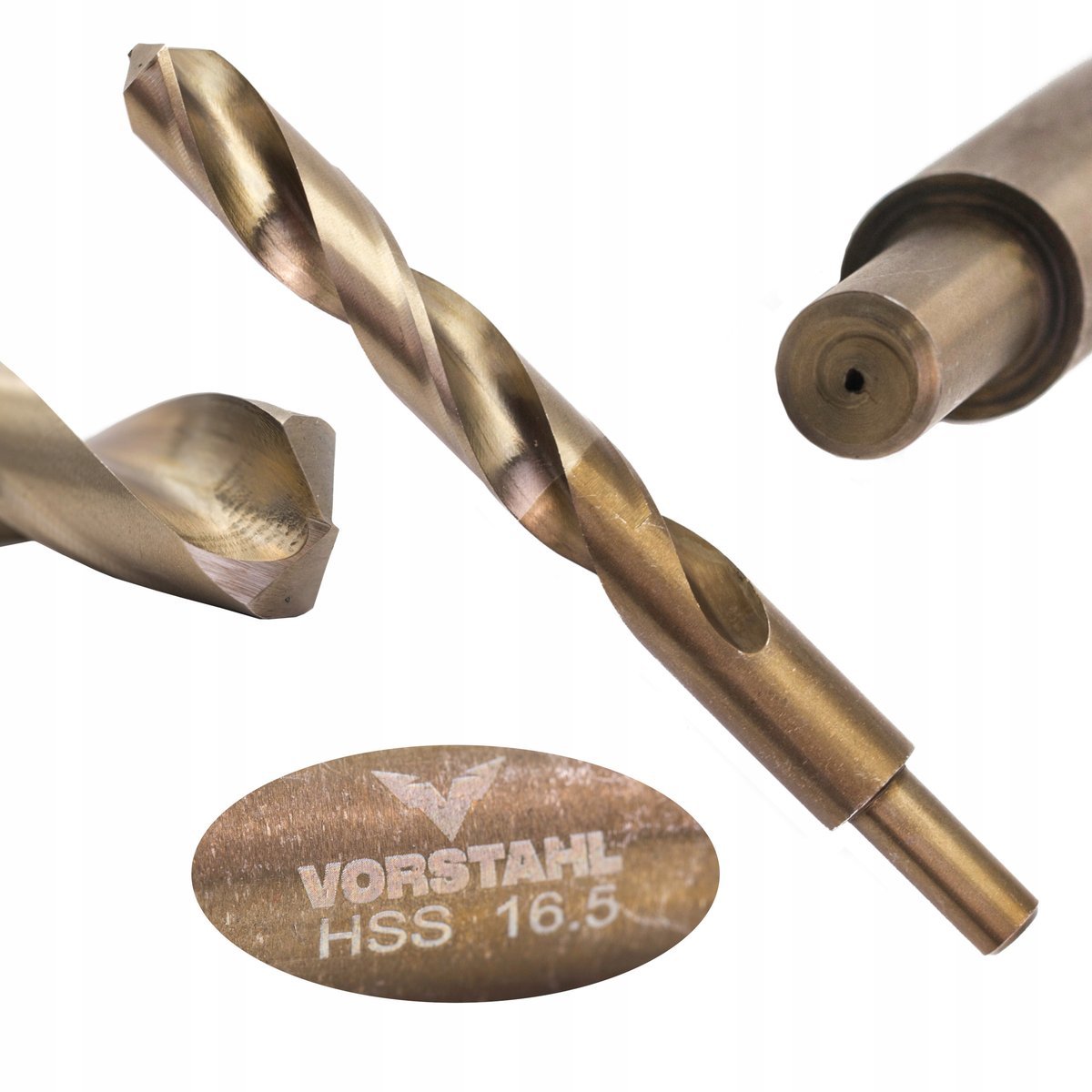 WIERTŁO DO METALU HSS-G KOBALTOWE fi 16.5 mm