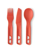 Kuchnia turystyczne i akcesoria - Sztućce turystyczne Sea to Summit Passage Cutlery Set 3P - orange - miniaturka - grafika 1