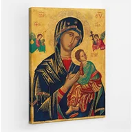 Ikony i obrazy sakralne - Matka Boża Nieustającej Pomocy - obraz polycanvas, 70x100 - miniaturka - grafika 1