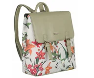 Plecaki - Damski plecaczek z motywem roślinnym — David Jones - miniaturka - grafika 1