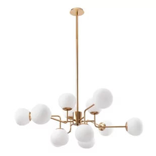Maytoni LAMPA wisząca ERICH MOD221-PL-12-G Maytoni modernistyczna OPRAWA zwis kule balls białe MOD221-PL-12-G - Lampy sufitowe - miniaturka - grafika 1
