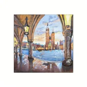 Obrazy i zdjęcia - Obraz metalowy 3D LOFT KRAKÓW - miniaturka - grafika 1