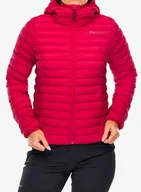 Kurtki damskie - Kurtka ocieplana damska Marmot Echo Featherless Hoody - team red - miniaturka - grafika 1