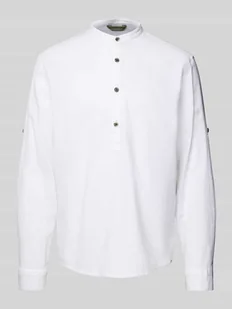 Koszula lniana o kroju relaxed fit w tunikowym stylu - Koszule męskie - miniaturka - grafika 1