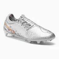 Piłka nożna - Buty piłkarskie dziecięce New Balance Furon v7 Dispatch JNR FG silver - miniaturka - grafika 1