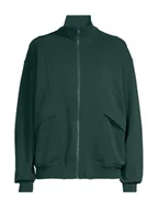 Bluzy damskie - Bluza CASALL Comfy Full Zip Sweater zielony - miniaturka - grafika 1