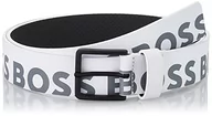 Paski - BOSS Pasek męski, White100, 90 - miniaturka - grafika 1
