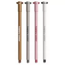 Happy Color Długopis ścieralny uszatki 0,5mm niebieski - Długopisy - miniaturka - grafika 3