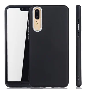 Huawei P20 Cover - Pokrowiec na telefon Huawei P20 - Etui na telefon w kolorze czarnym - Etui i futerały do telefonów Huawei P20 Cover - Pokrowiec na telefon Huawei P20 - Etui na telefon w kolorze czarnym - Etui i futerały do telefonów - miniaturka - grafika 1