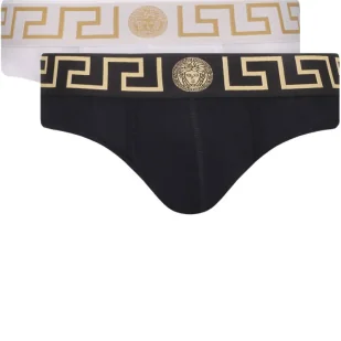 Versace Slipy 2-pack - Majtki męskie - miniaturka - grafika 1
