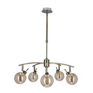 Lentini lampa wisząca 5-punktowa patyna 35-16331 - Lampy sufitowe - miniaturka - grafika 2